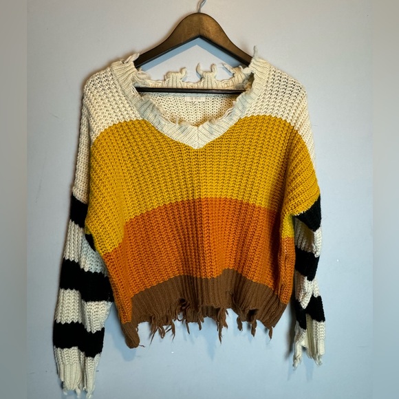 Candy corn sweater - Picture 1 of 2